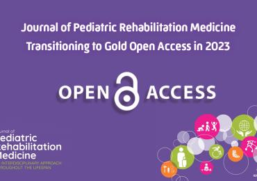 The Journal of Pediatric Rehabilitation Medicine is now full open access!